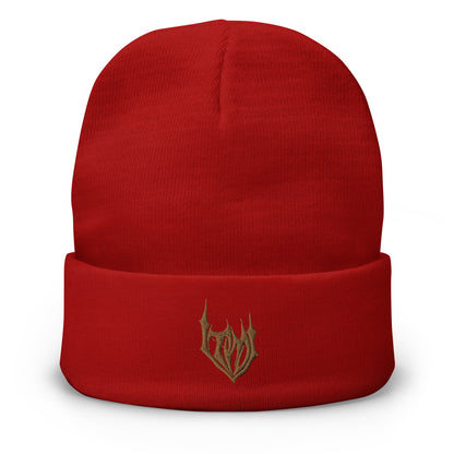 "TMV" Embroidered Beanie