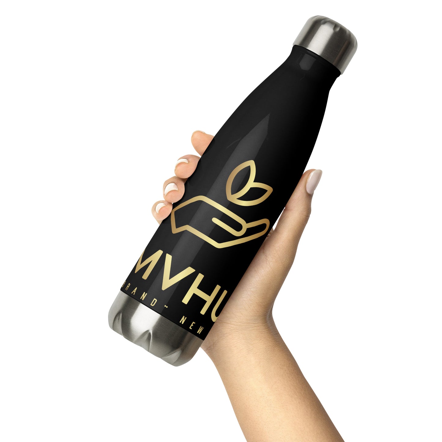 Stainless Steel "TMVHUB" Water Bottle