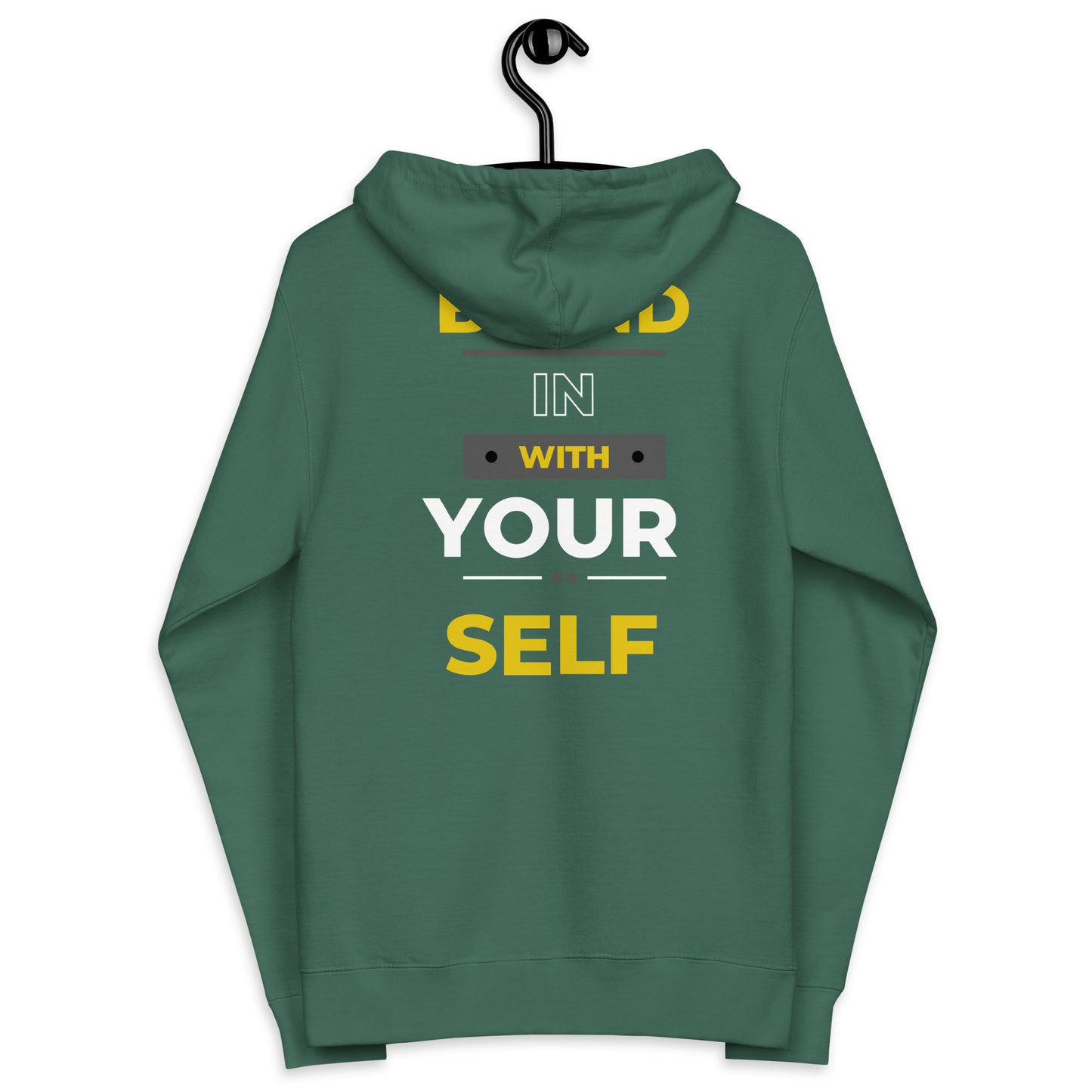 UNISEX "BLEND IN WITH YOURSELF" ZIP UP HOODIE
