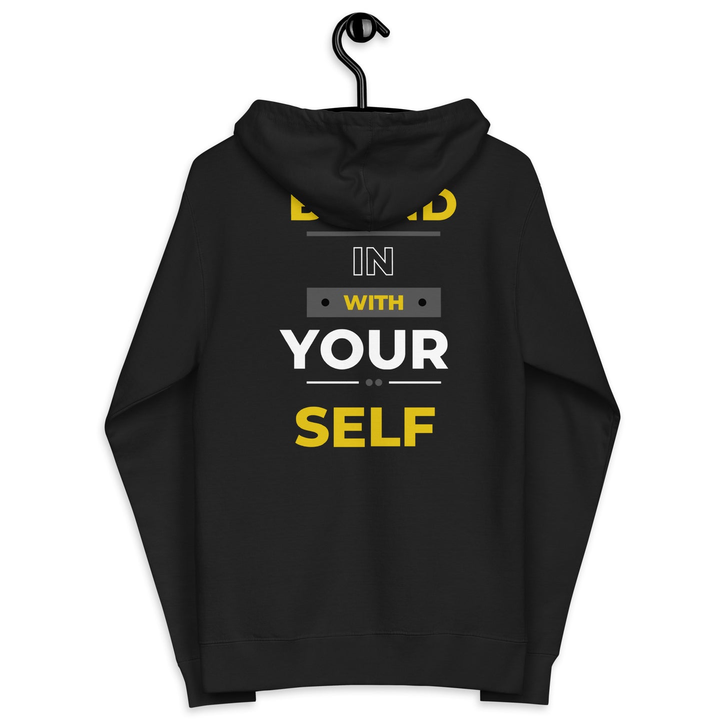 UNISEX "BLEND IN WITH YOURSELF" ZIP UP HOODIE