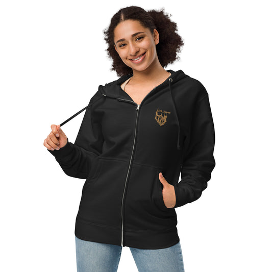"FEARLESSLY-AUTHENTIC" ZIP UP HOODIE