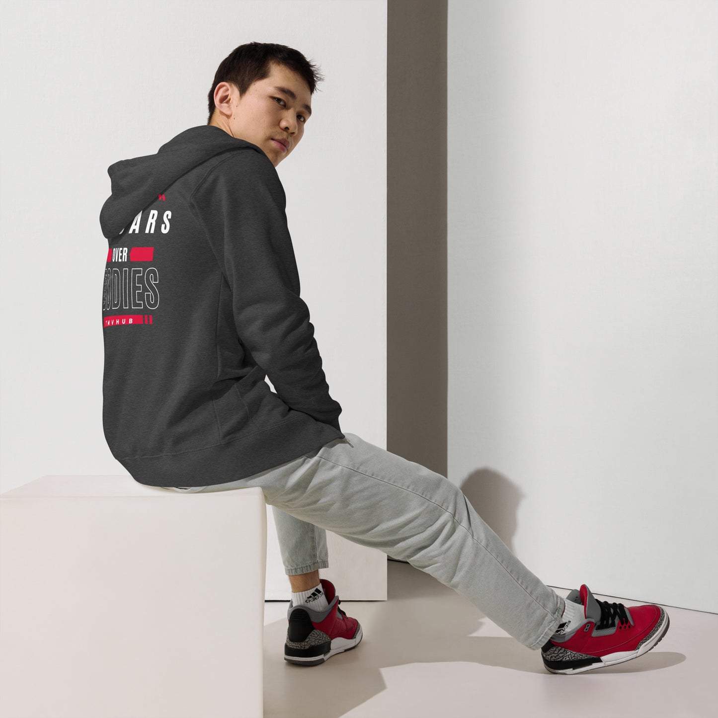 UNISEX "#16BOB" ZIP UP HOODIE