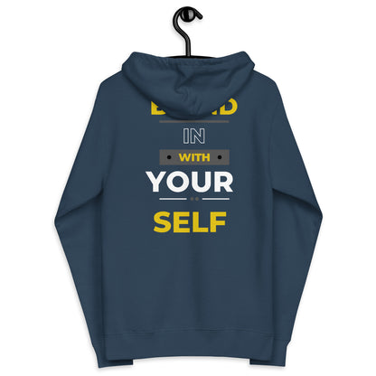 UNISEX "BLEND IN WITH YOURSELF" ZIP UP HOODIE