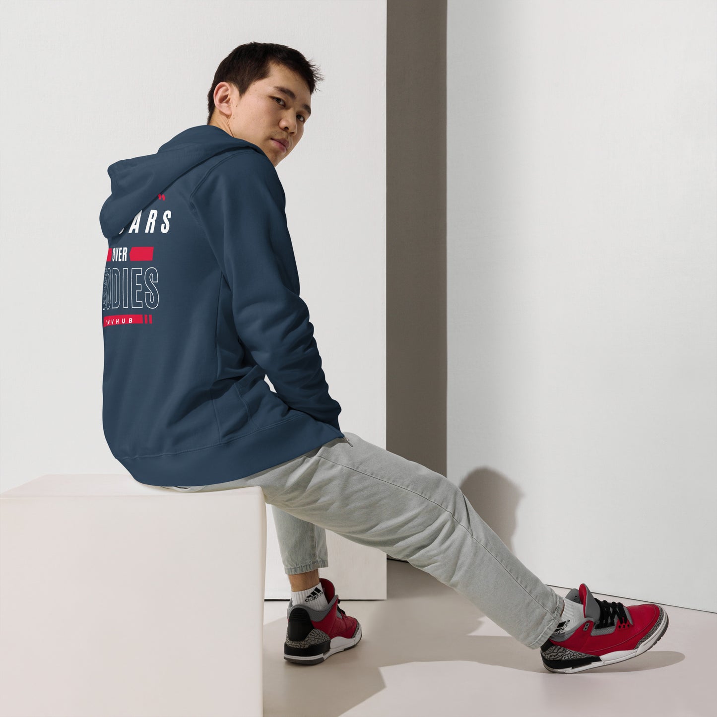 UNISEX "#16BOB" ZIP UP HOODIE