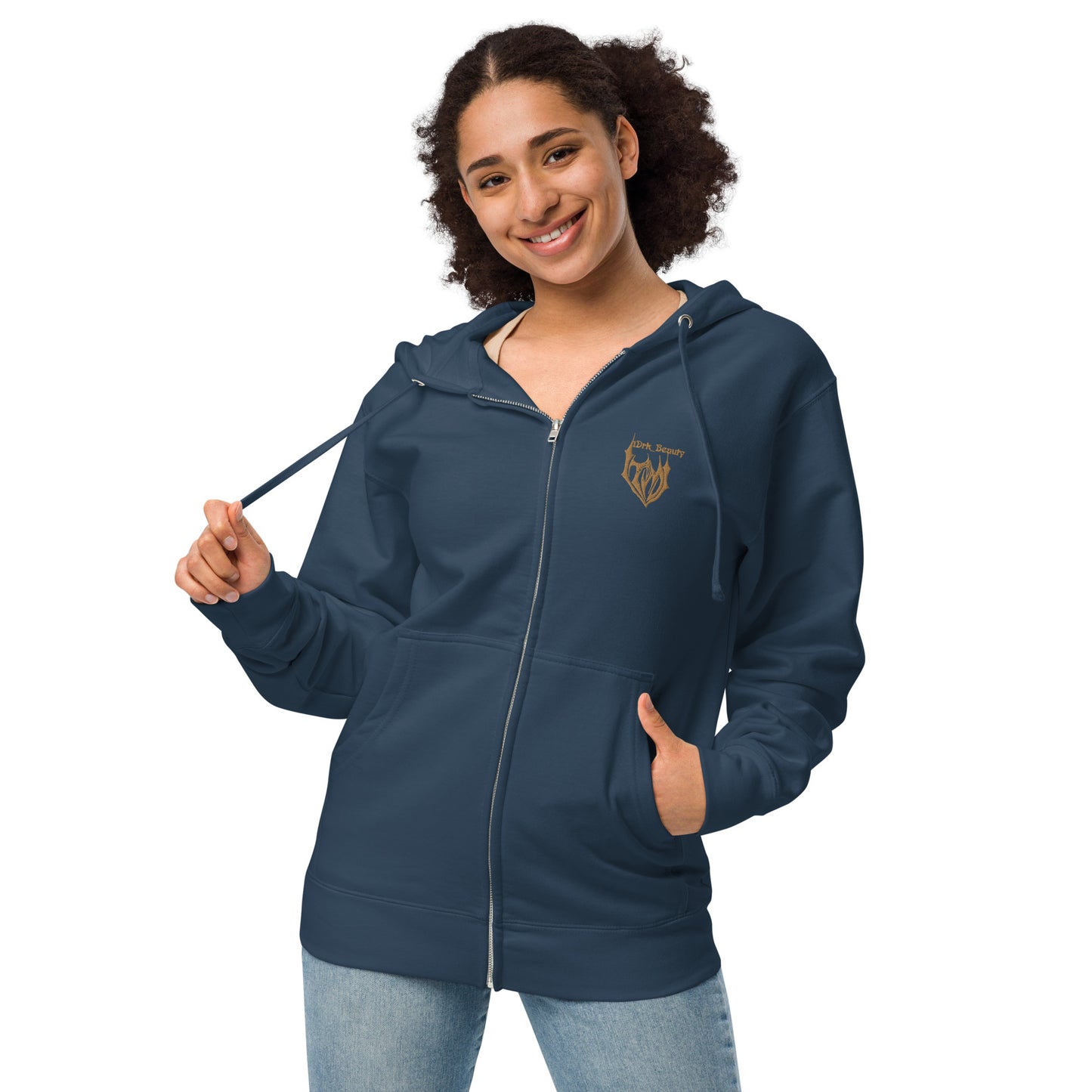 "FEARLESSLY-AUTHENTIC" ZIP UP HOODIE