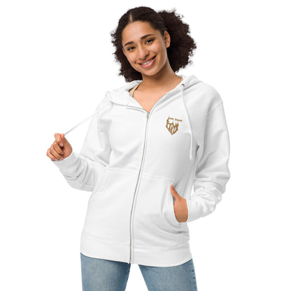 "FEARLESSLY-AUTHENTIC" ZIP UP HOODIE