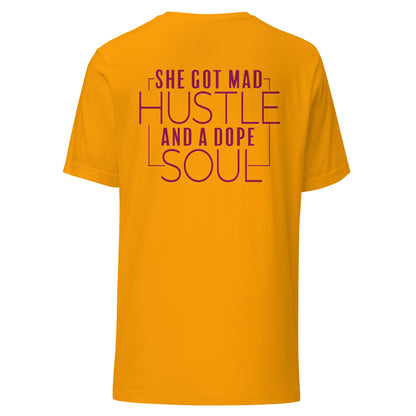 "SHE GOT MAD HUSTLE" T-SHIRT (back)