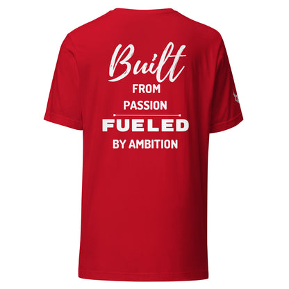 "BUILT FROM PASSION" T-SHIRT