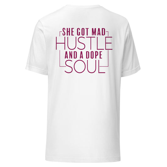 "SHE GOT MAD HUSTLE" T-SHIRT (back)