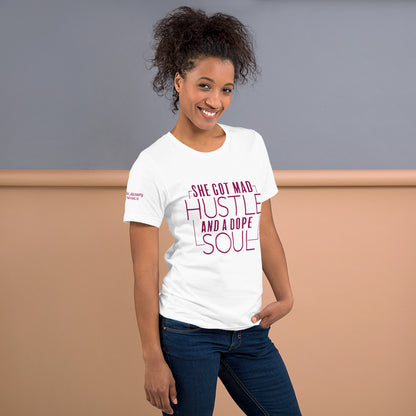 "SHE GOT MAD HUSTLE" T-SHIRT (front)